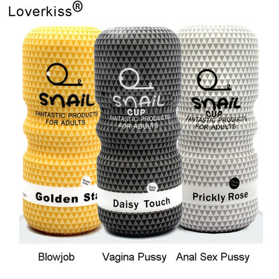 Blowjob Realistic Vagina Anal Male Masturbator Silicone Pussy Erotic Adult Toys Suck Penis Puimp Sex Toys For Men Masturbatings - goldylify.com