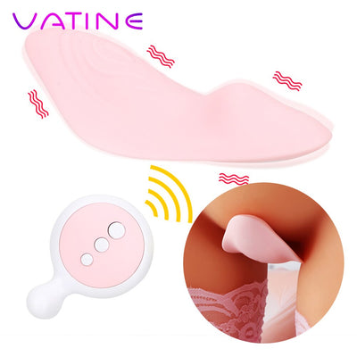 VATINE Clitoral Stimulator Portable Panty Vibrator Wireless Remote Control Invisible Vibrating Egg Sex Toys for Woman - goldylify.com