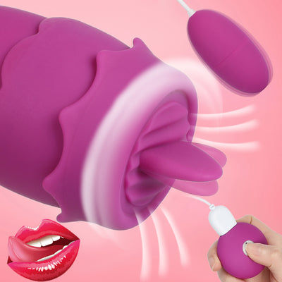 Nipple Sucker Tongue Vibrator Breast Enlarge Massager G Spot Clitoris Licking Stimulator Sex Toys for Woman Masturbator Remote - goldylify.com