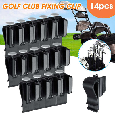 Premium 14 pcs Sports Golf Bag Clip On Putter Clamp Holder Putting Organizer Club Golf Club Grips Golf Equipment - goldylify.com