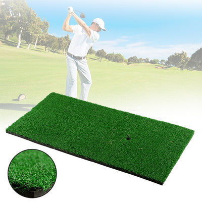 Rubber + Nylon Material  Golf Mat Golf Training Mat  Outdoor/Indoor Hitting Pad Practice Aid Equipment  60x30cm - goldylify.com