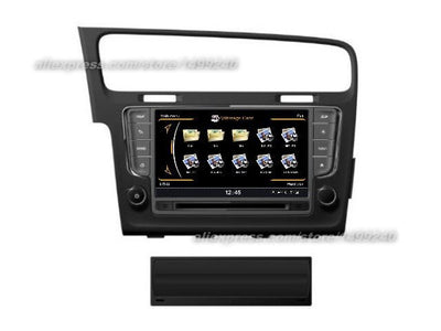 For VolksWagen VW Golf MK7 2012~2013 - Car GPS Navigation System + Radio TV DVD iPod BT 3G WIFI HD Screen Multimedia System - goldylify.com
