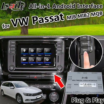 Android 7.1 GPS Navigation box for Volkswagen Golf 7 Passat Skoda MIB MIB2 MQB Video interface support CarPlay by Lsailt - goldylify.com