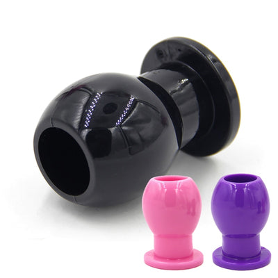 Butt Plug Douche Enema Anal Dilator Hollow Anal Plug Sex Toys For Woman Men Gay Prostata Massager Peep Vaginal Sex Products - goldylify.com