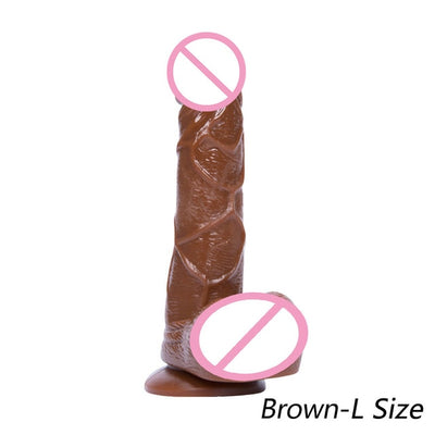 DopaMonkey Realistic Dildo Erotic with Suction Cup Sex Toys for Woman Flexible Penis Big realistic Dildo penis sex toy - goldylify.com