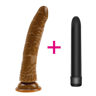 FLXUR Realistic Jelly Dildo Strong Suction Cup Male Artificial Penis Adult Sex Toy for Women Anal Plug Vagina Female Masturbator - goldylify.com
