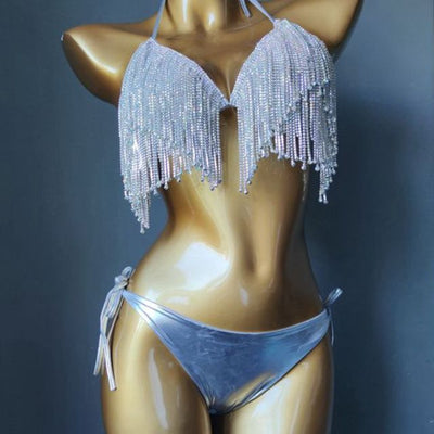 Neueste 2020 kristall bikini diamant